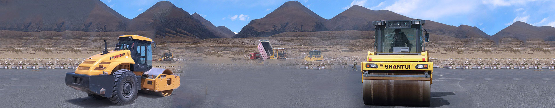 SHANTUI Road loader banner