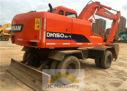 Used Doosan Excavator DH150W-7, Year 2012, 3800H